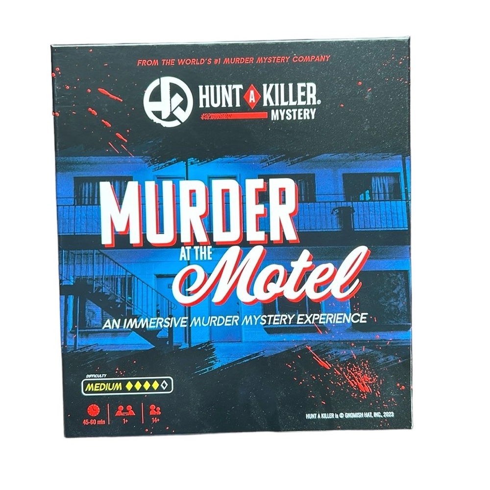 Murder at the motel board game